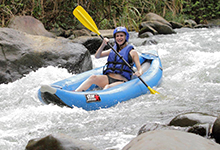 Inflatable Kayaks on Arenal River