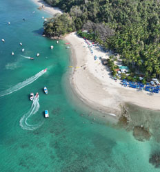 Large Boat Tortuga Island One Day Tour