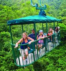 Teleférico en el Bosque Lluvioso de Jaco