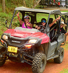 Excursión Todo Terreno en ATV o Buggy + Caminata a la Cascada + Aventura de Tirolesa en Jacó