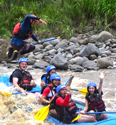 Excursión de Rafting en el Río Sarapiquí