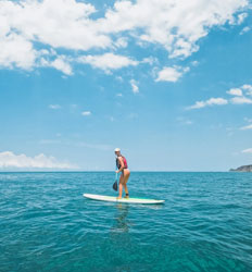 Excursión de SUP en Isla Chora & Snorkel