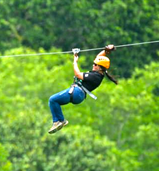 Excursión de Tirolesa Exprés en Puntarenas