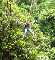 Excursión de Tirolesa en el Bosque Lluvioso + Plantación de Plátanos en Limón