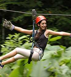 Excursión de Tirolesa Safari en Manuel Antonio Quepos