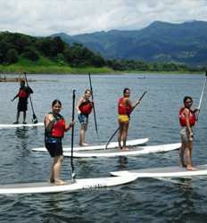 Flamingo Beach SUP Tour to Isla Plata